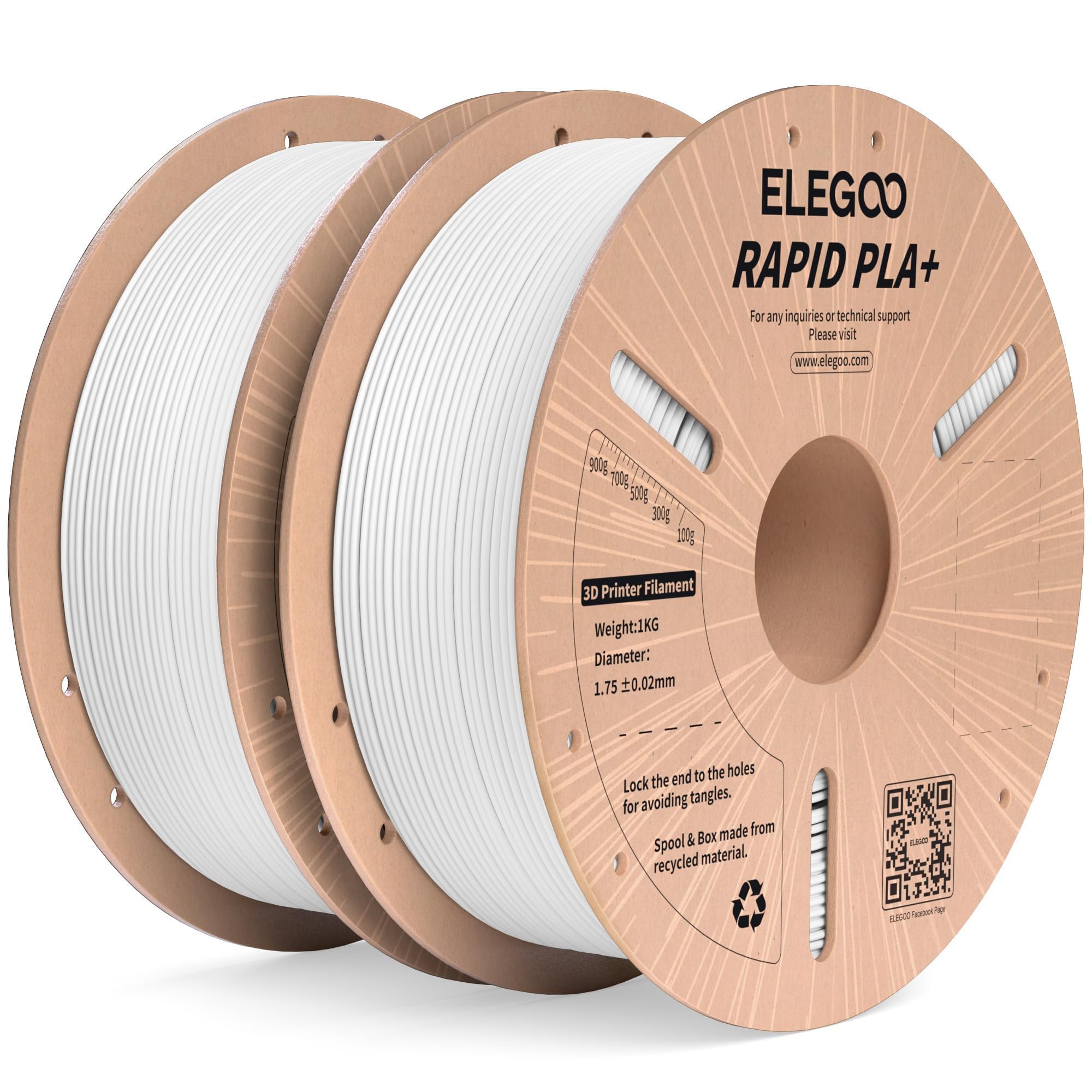 Amazon.co.jp: ELEGOO 高速 PLA プラス RAPID PLA+ フィラメント 1.75